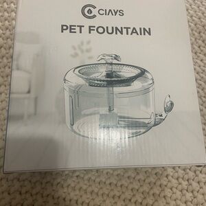 Ciays Pet Fountain New